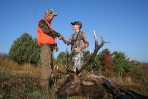 three generations harvest first trophy elk in utah